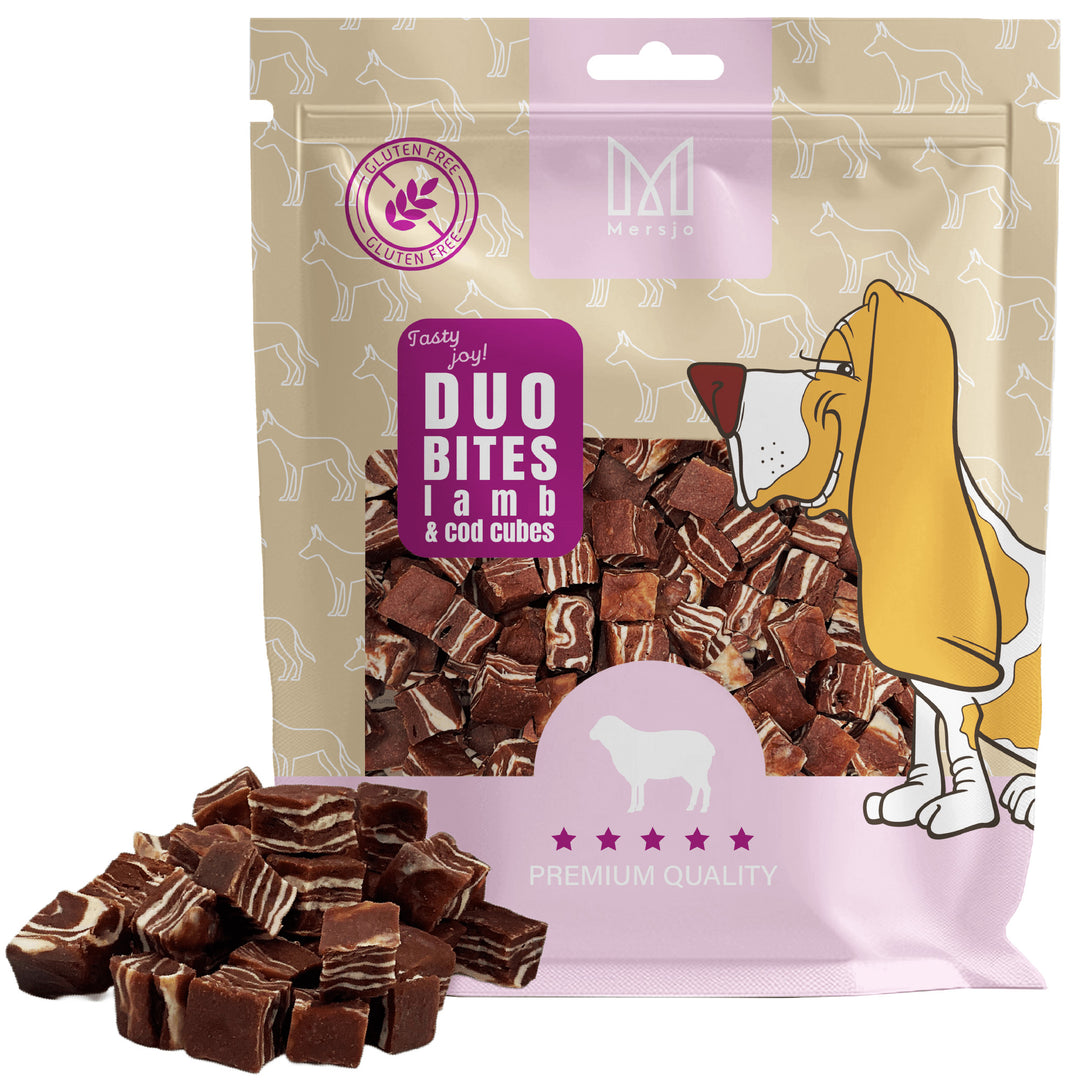 Hundesnack Geschmacksduo - Lamm mit Dorsch Mersjo 300g