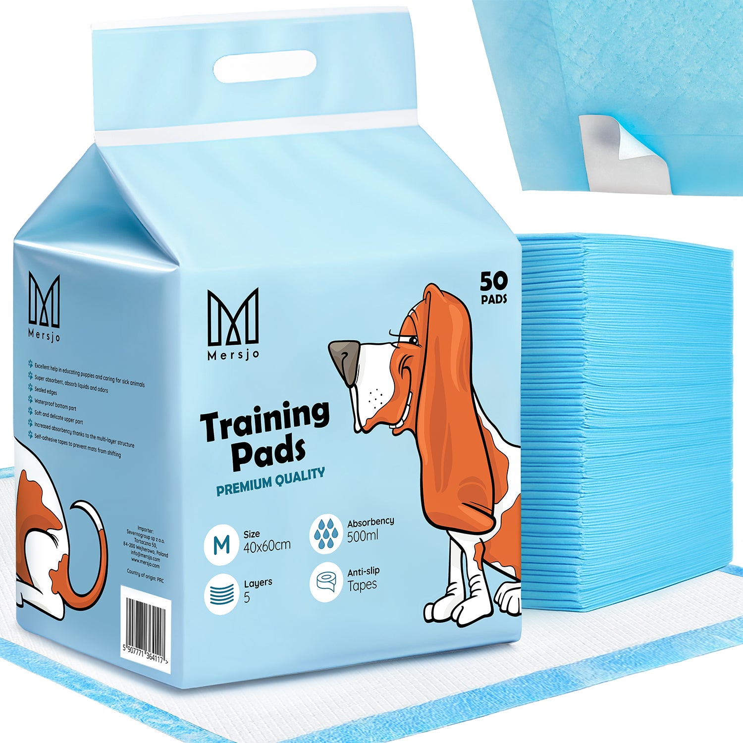 Hygienické podložky pro zvířata M 40x60 (50 ks)