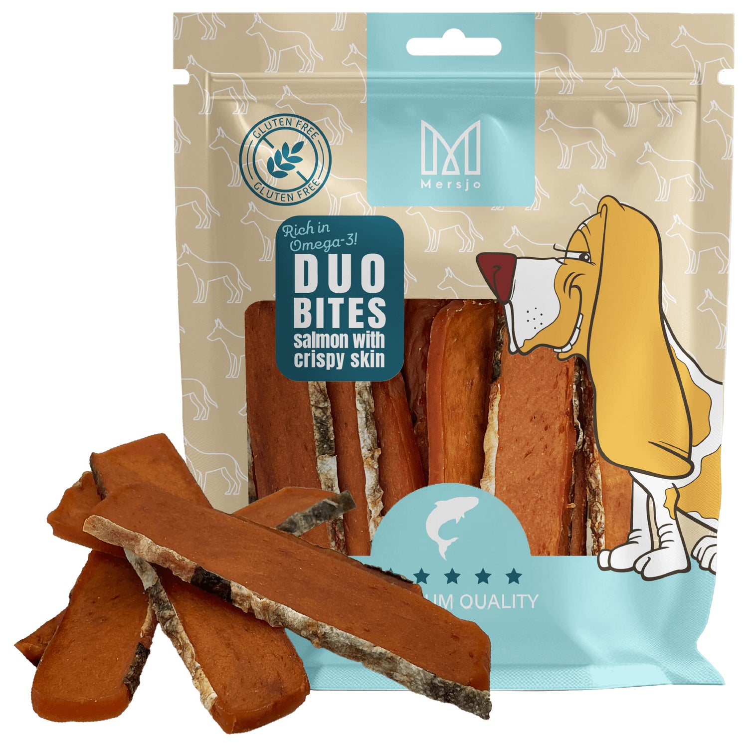 Przysmak dla psa Duo Smaków - Łosoś z Chrupiącą Skórką 200g