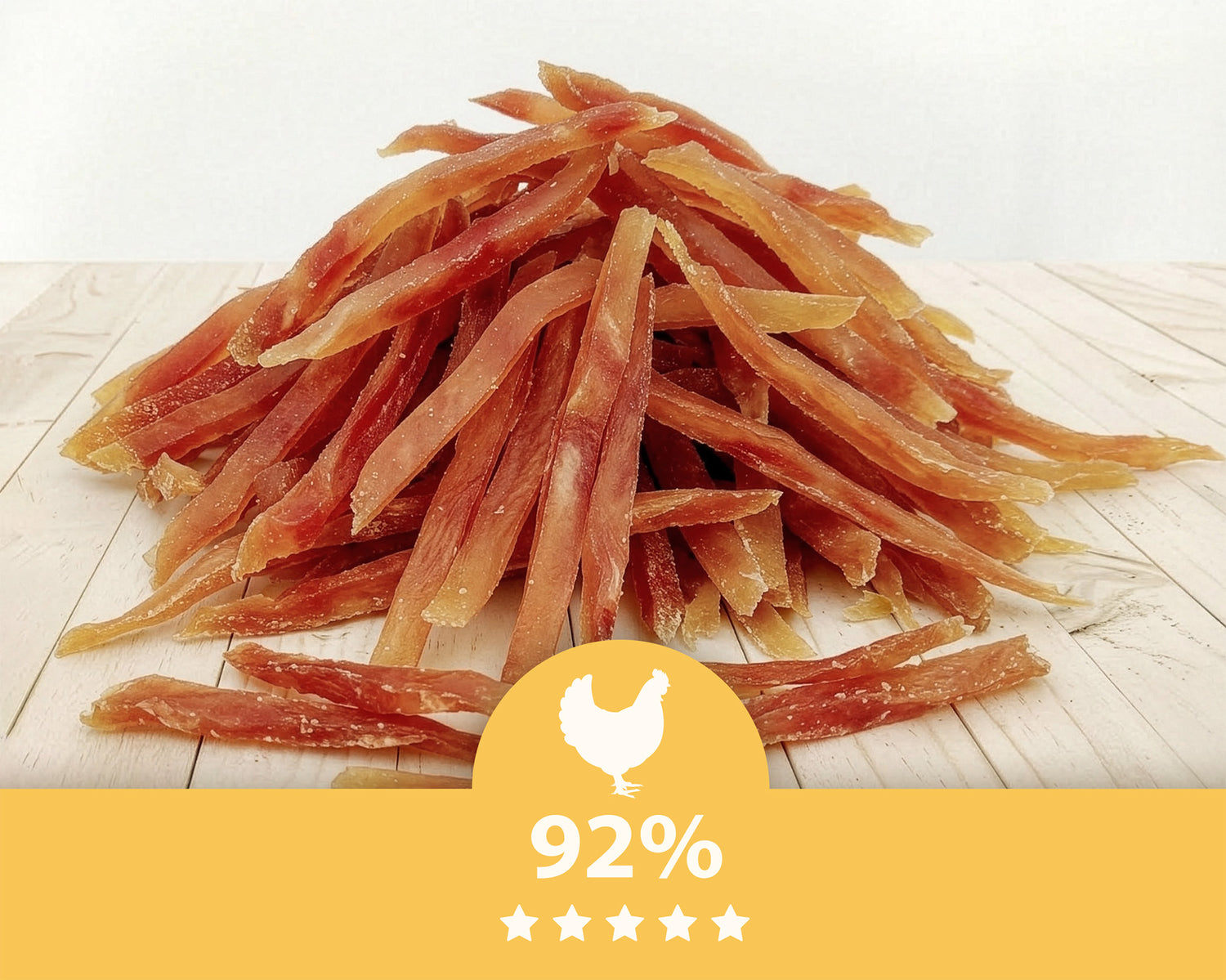 Dog treat - Mersjo soft chicken strips 500g