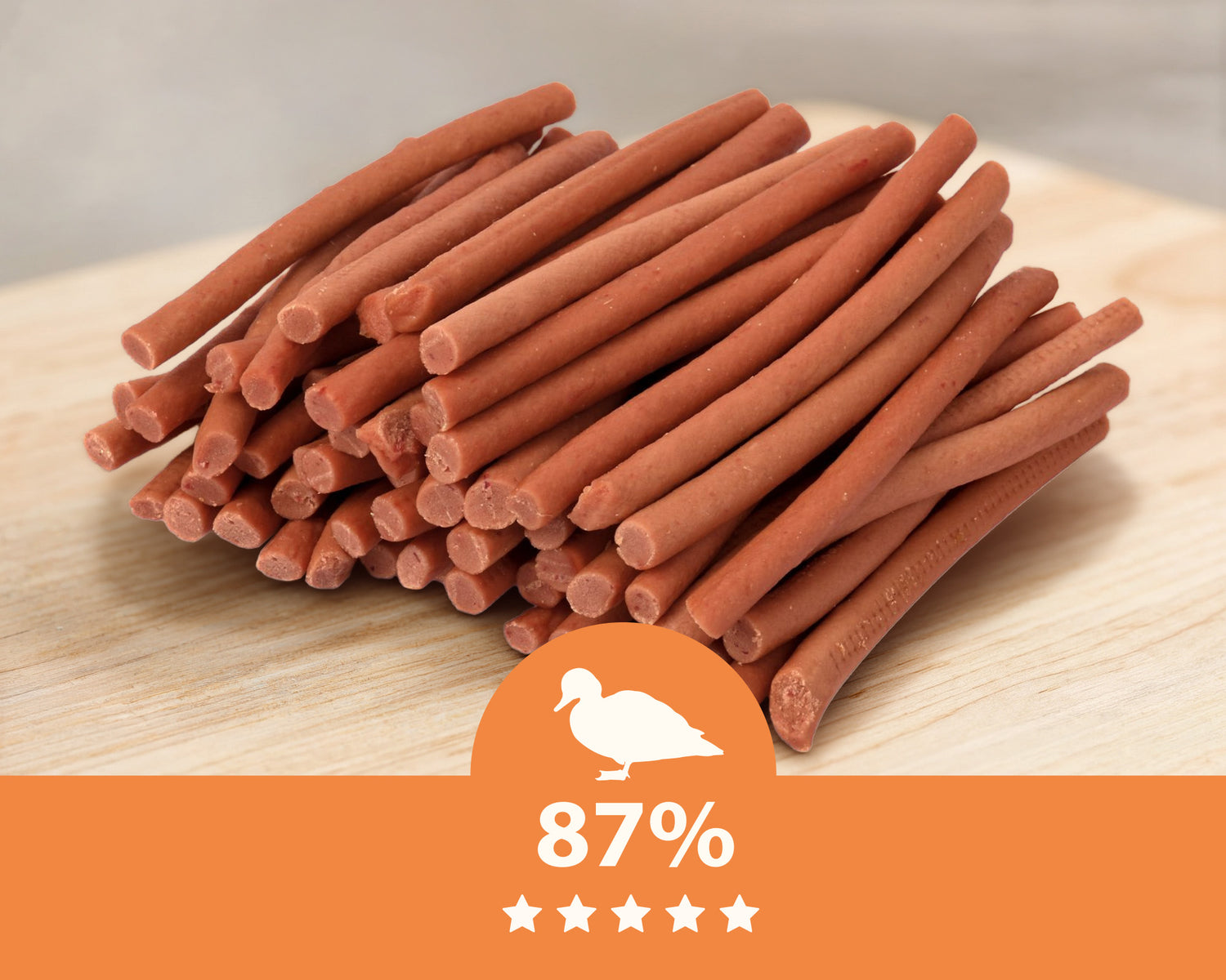 Dog treat - Mersjo soft duck stics 500g