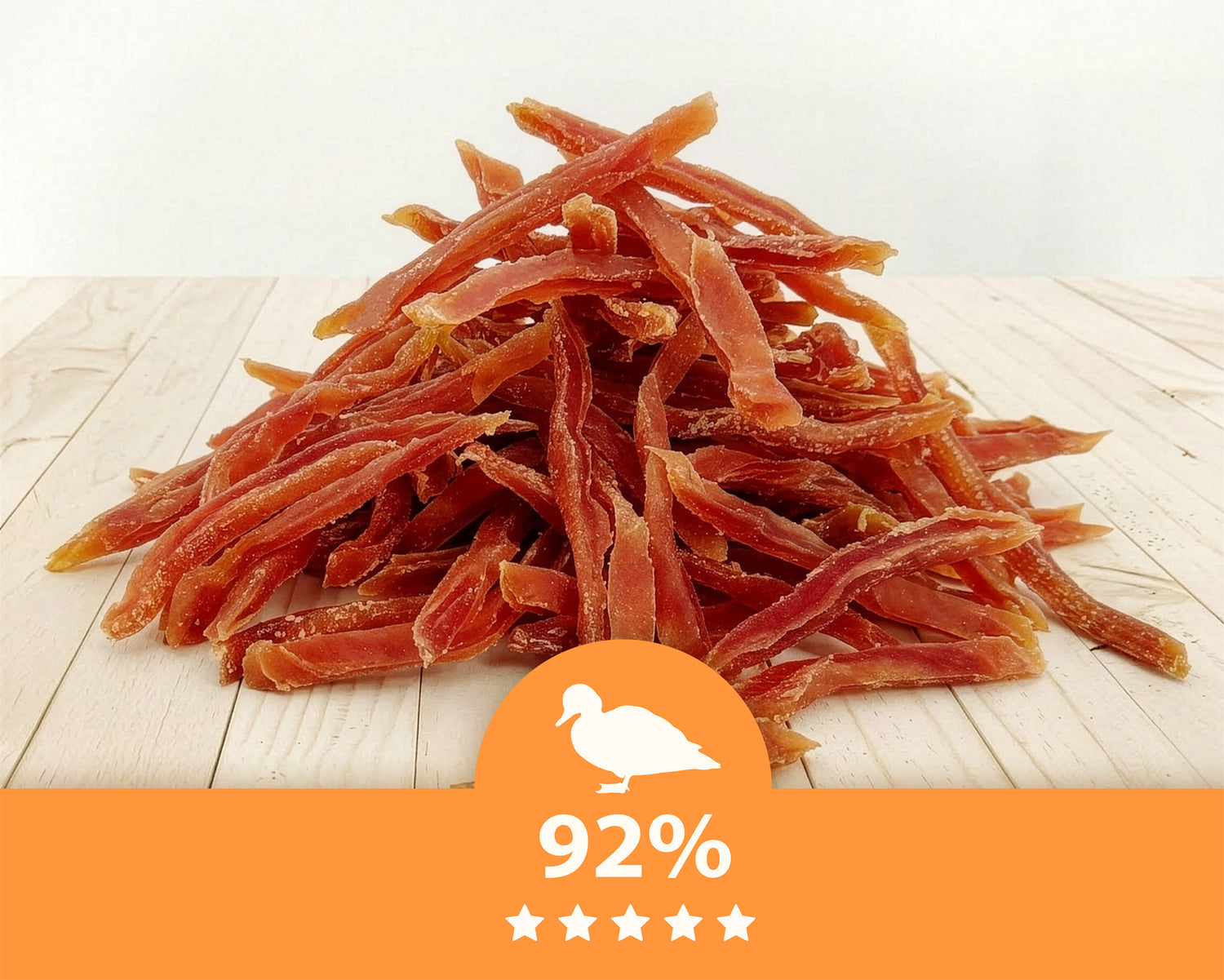 Dog treat - Mersjo soft duck strips 500g