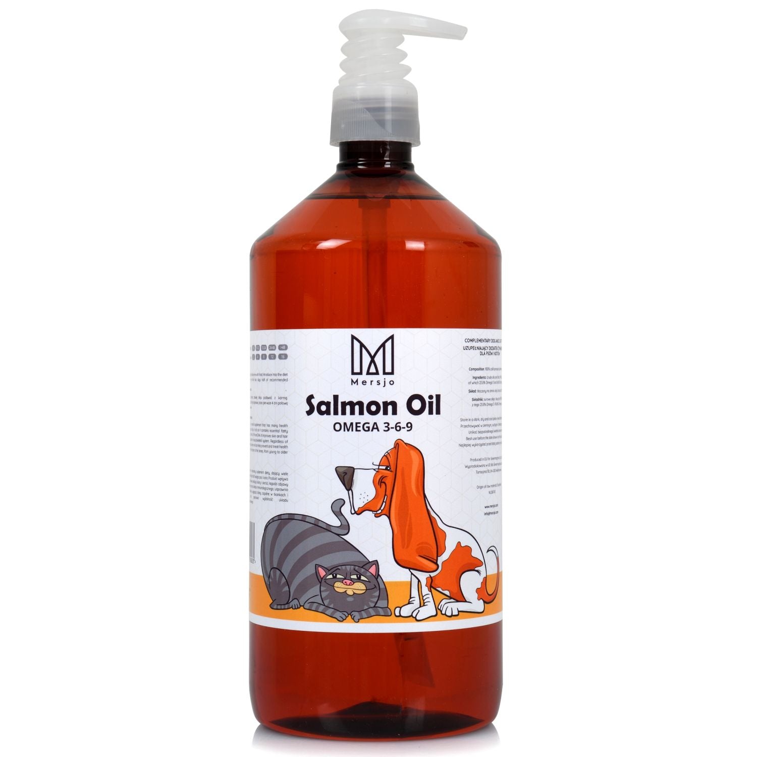 Lososový olej pro psa a kočku MERSJO 1000ml