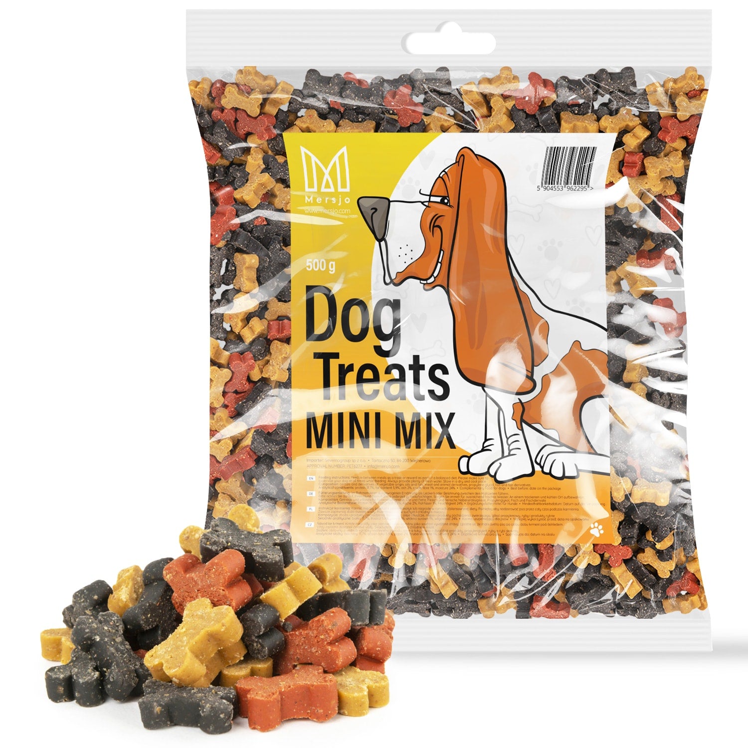 Pamlsek pro psa - Masové tréninkové pamlsky Mersjo Mini Mix 500g