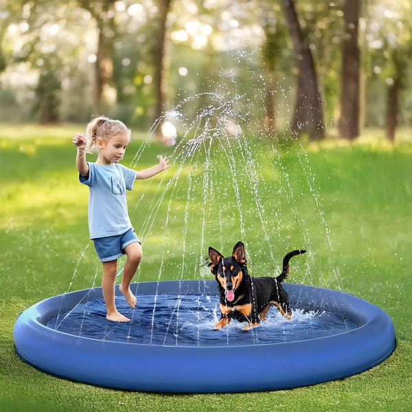 Sprinkler water mat, cooling mat for animals, garden fountain for dogs FELIX 100 cm