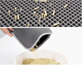 Waterproof mat, cat litter tray pad with double layer