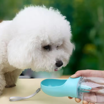 Hunde-Reiseflasche 350 ml türkis