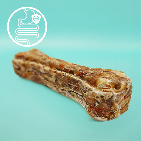 MERSJO bone with rabbit and prebiotic 10 cm - for puppies and seniors