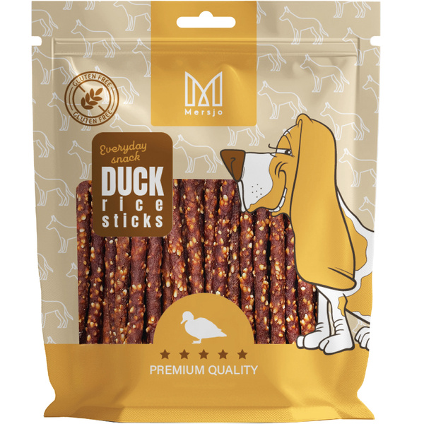 Hundeleckerli - Hundewurst mit Ente und Reis