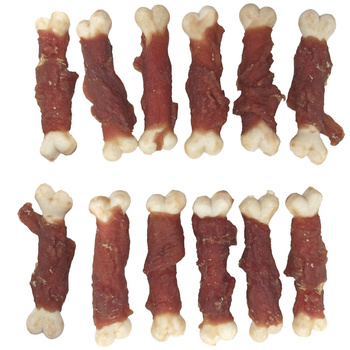 Dog treat - Mersjo calcium bones, natural dog treat, grain-free with duck 500g