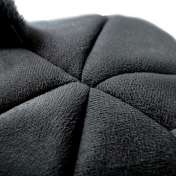 Cat house, plush bed with ears DAISY black