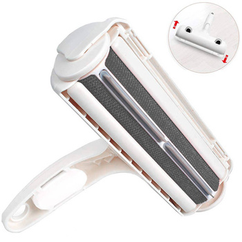 Pet hair removal roller grey