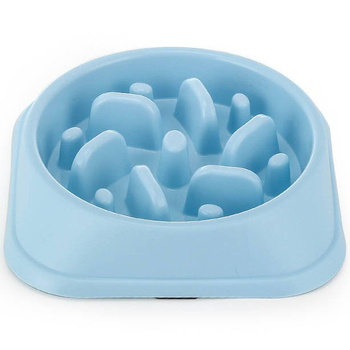 Slow Feeder Dog Bowl blue