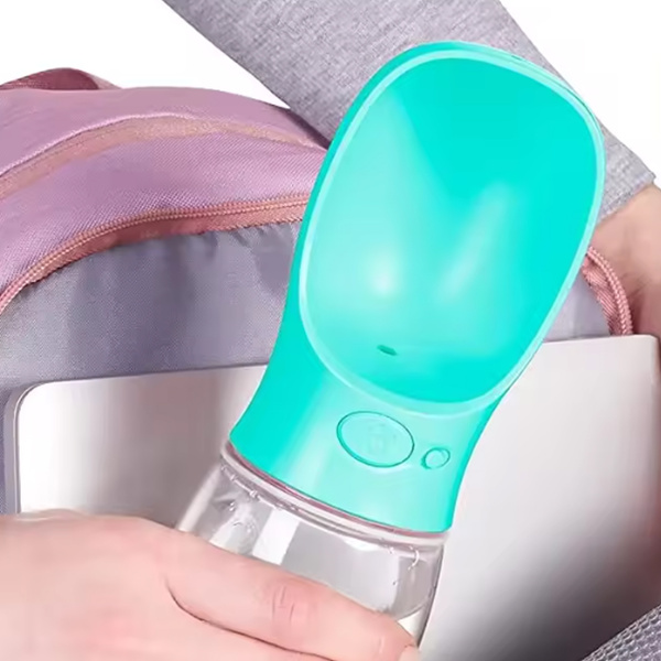 Dog travel bottle 350 ml turquoise