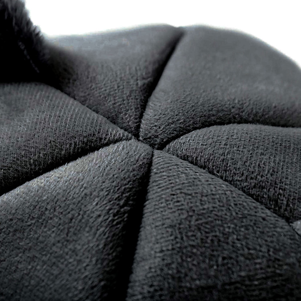 Cat house, plush bed with ears DAISY black