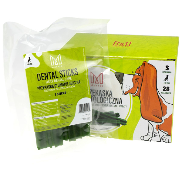 Zahnsnack für Hunde Dental Sticks, natürlicher Zahnsnack, gesunde Zähne und Zahnfleisch, zum Verwöhnen und als Ergänzung zu einer gesunden Ernährung - S 28 Stück
