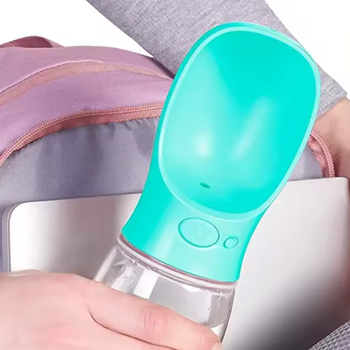 Dog travel bottle 350 ml turquoise