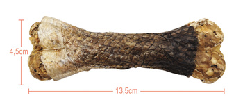 MERSJO salmon chew bone for dogs 13.5 cm - healthy skin and coat