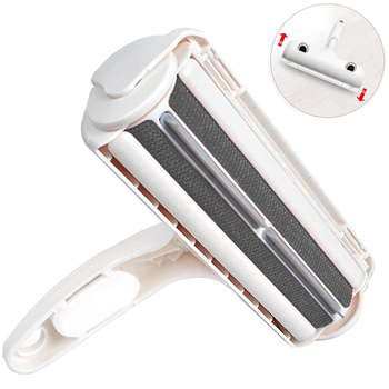 Pet hair removal roller grey