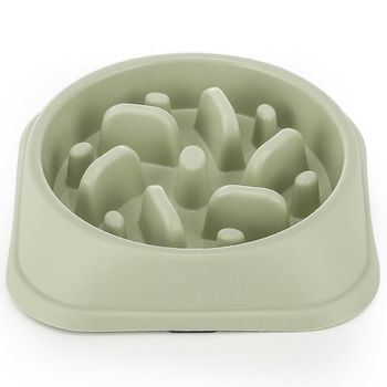 Slow Feeder Dog Bowl green