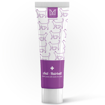 Katzenenthaarungspaste mit Biotin, Nahrungsergänzungsmittel Mersjo Anti-Hairball 100g