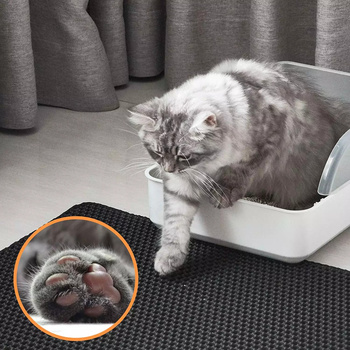 Waterproof mat, cat litter tray pad with double layer