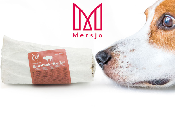Natürlicher Hundekauartikel mit Rinderknochen und Fleisch, Leckerli, Mersjo