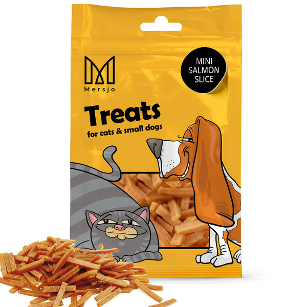 Cat treat - Mini salmon slices 50g