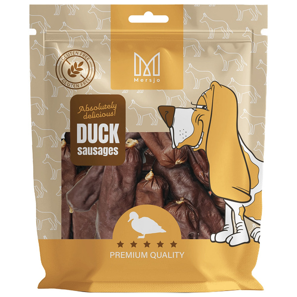 Hundeleckerli - Mersjo Entenwürstchen 500g
