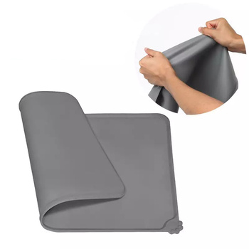 Rectangle Non-Slip Food Water Bowl Placemat 48x30cm