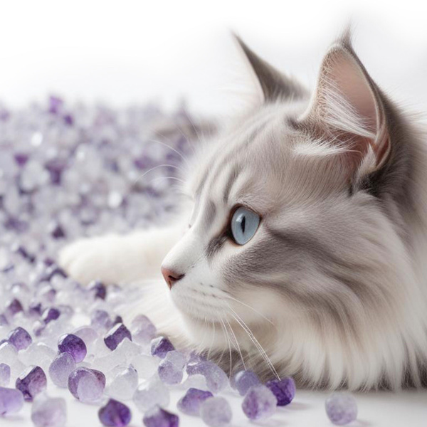 Mersjo  silica cat litter Lavender 3.8L