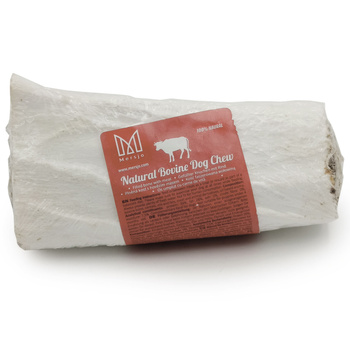 Natural dog chew with beef bone and meat, treat, delicacy, Mersjo