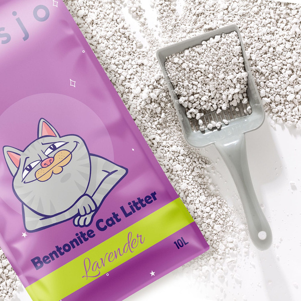 Bentonit Katzenstreu lavendel LAVENDER 10l