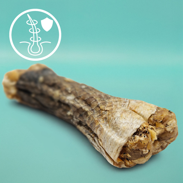 MERSJO salmon chew bone for dogs 13.5 cm - healthy skin and coat