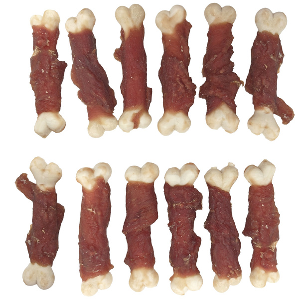 Dog treat - Mersjo calcium bones, natural dog treat, grain-free with duck 500g