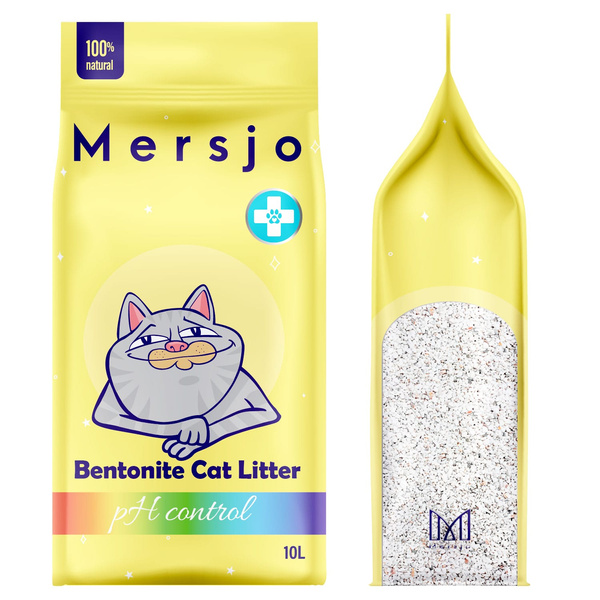 Bentonite cat litter PH CONTROL 10l