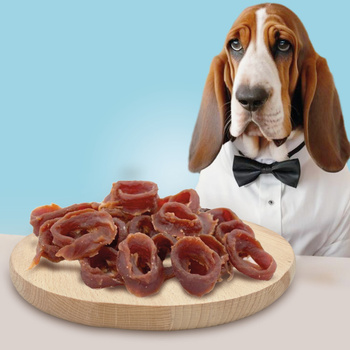 Dog treat - Mersjo soft dried duck rings 500g