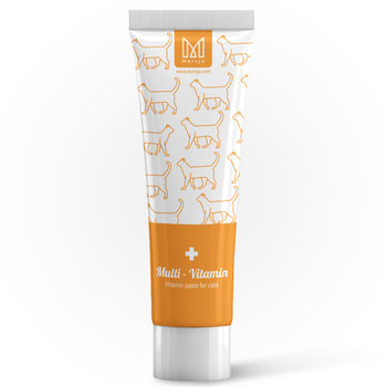 Cat Anti-Hairball paste with multivitamin, dietary supplement Mersjo Multi-Vitamin 100g