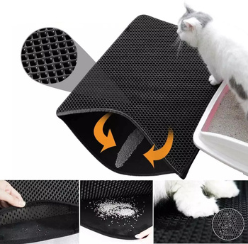 Waterproof mat, cat litter tray pad with double layer