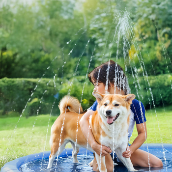 Sprinkler water mat, cooling mat for animals, garden fountain for dogs FELIX 100 cm