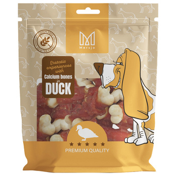 Dog treat - Mersjo calcium bones, natural dog treat, grain-free with duck 500g
