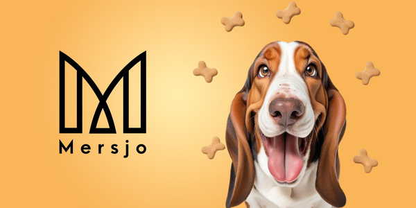 MERSJO bone with rabbit and prebiotic 10 cm - for puppies and seniors