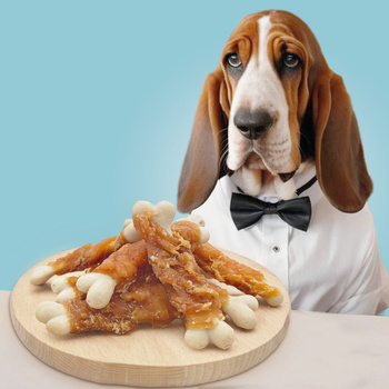 Dog treat - Calcium bones with chicken, natural dog treat, grain-free Mersjo 500g