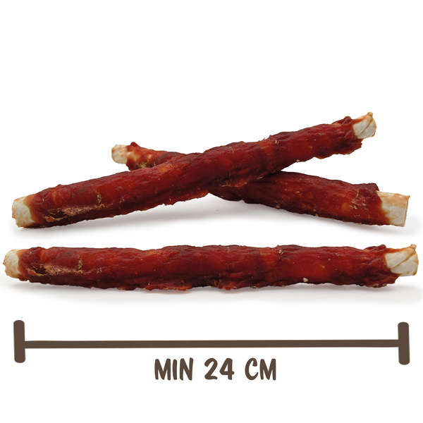 Rawhide chew XXL 25cm with duck breast, dog treat, Mersjo, 240g