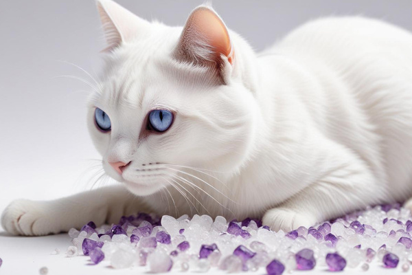 Mersjo Lavendel Silikon Katzenstreu 5x3.8L