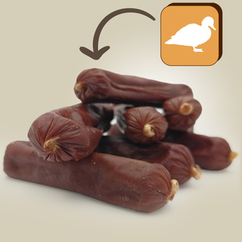 Dog treat - Mersjo duck sausages 500g