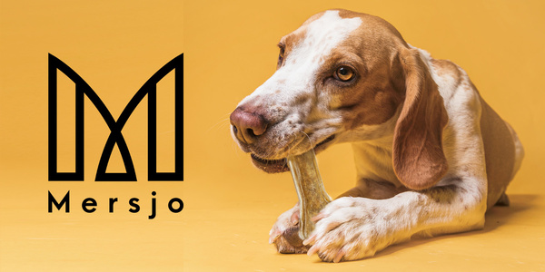 MERSJO dog chew bone with rumen and multivitamins 13.5cm - vitality