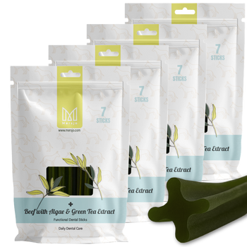 Mersjo Dental Sticks – Beef with Brown Algae and Green Tea Extract 28 pcs