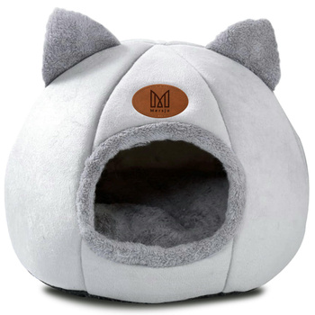 Cat plush house, cave bed with cute ears DAISY