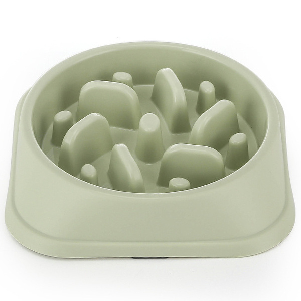 Slow Feeder Dog Bowl green